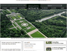 Tablet Screenshot of domaine-de-sceaux.hauts-de-seine.net